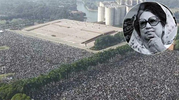 লাখো মানুষের অংশগ্রহণে খালেদা জিয়ার জানাজা সম্পন্ন