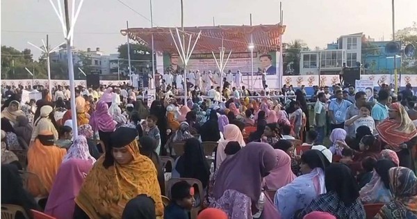 বিএনপি প্রার্থীর মনোনয়ন স্থগিতাদেশ প্রত্যাহারের দাবিতে সমাবেশ