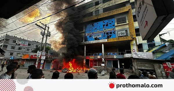 ফরিদপুরে বিএনপির দুই পক্ষের সংঘর্ষ, ভাঙচুর-অগ্নিসংযোগ