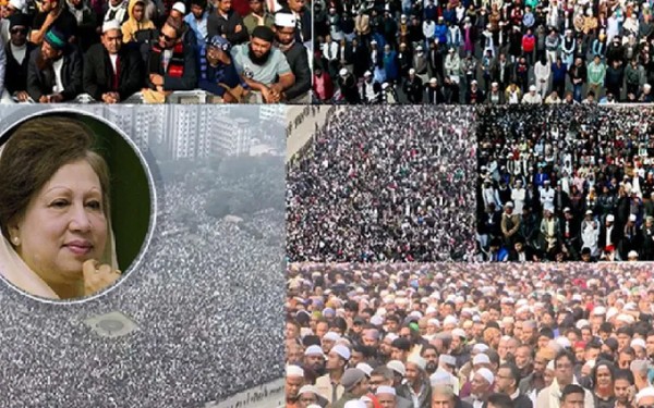 মুসলিম বিশ্বের স্মরণকালের বৃহৎ জানাজা