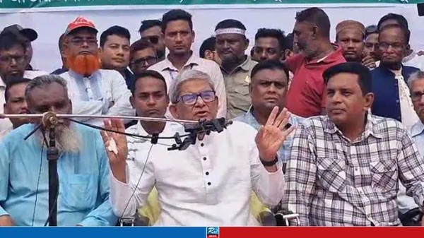 নিজ মাটি ছেড়ে আমরা কখনো পালাব না: মির্জা ফখরুল