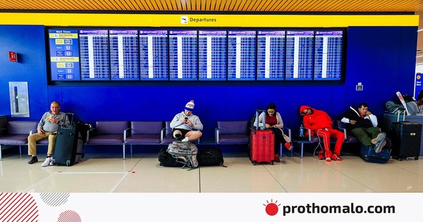 যুক্তরাষ্ট্রে দ্বিতীয় দিনে ১৪০০ ফ্লাইট বাতিল, ৬ হাজার ফ্লাইটে দেরি