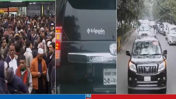 নয়াপল্টনের উদ্দেশে বাসা থেকে বের হয়েছেন তারেক রহমান